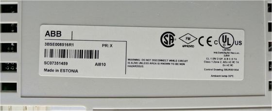 3BSE008516R1 AI810 ABB โมดูลเข้าแบบแอนาล็อก 8 ช่องทาง