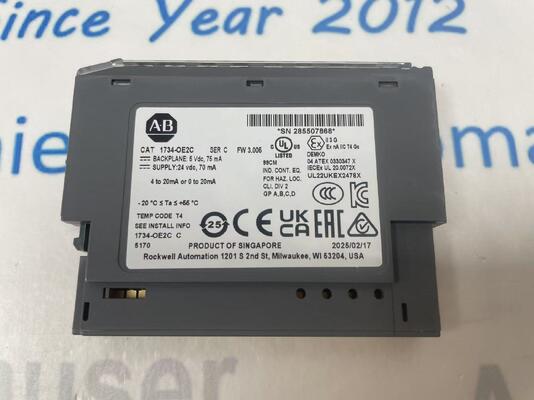 โมดูลเอาต์พุตกระแสอะนาล็อก Allen-Bradley 1734-OE2C