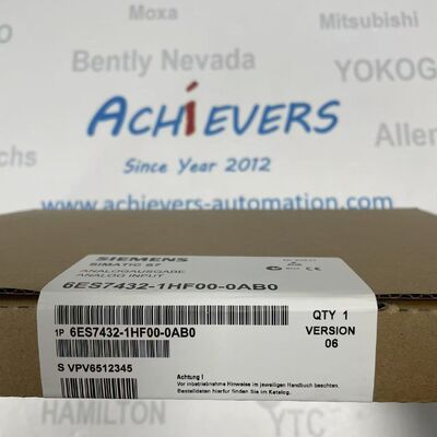 SIEMENS 6ES7432-1HF00-0AB0 โมดูลผลิตแบบแอนาล็อกที่มีประสิทธิภาพสูงสําหรับอัตโนมัติอุตสาหกรรม