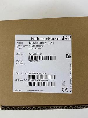 สวิตช์วัดระดับแบบส้อมเสียง Endress Hauser FTL31-15R9/0