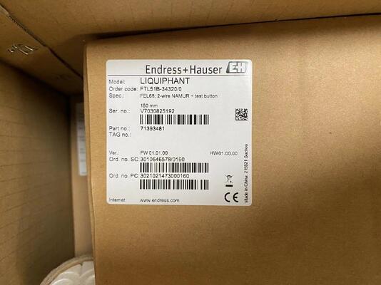 E+H FTL51B-34320/0 Liquiphant SIL-Rated Vibronic Tuning Fork Level Switch การปรับระดับสวิตช์