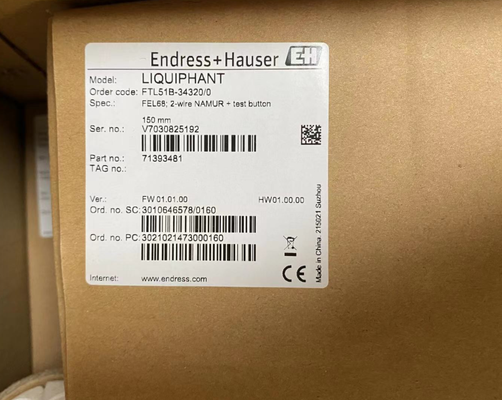 E+H FTL51B-3M7P5/0 เครื่องปรับระดับฟอร์คของตัวเหลว