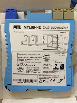 MTL5544D แหล่งไฟฟ้าซ้ํา MTL อุปกรณ์ 4/20ma สําหรับ 2 หรือ 3 เครื่องส่งสาย