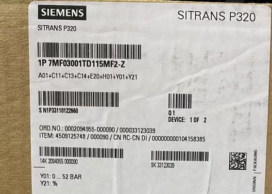 7MF0300-1TD1-5MF2-Z A00+E00+C11+H02 SIEMENS เครื่องส่งแรงดันสําหรับเครื่องวัด