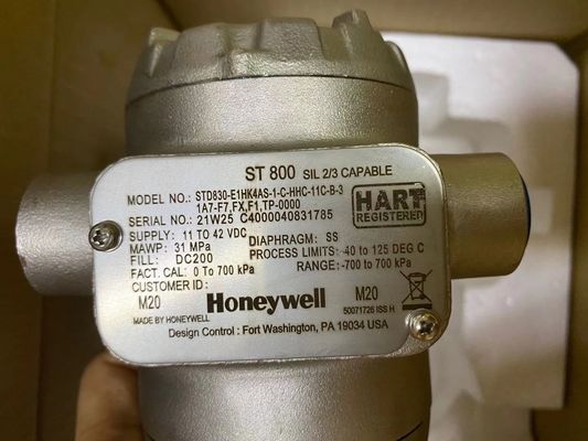 STD830 SmartLine ความดันความแตกต่าง HONEYWELL เครื่องส่ง STD830-E1HK4AS-1C-HHC-11C-B-31A7-F7 FX F1 TP-0000