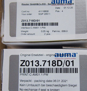 Z013.718D/02 Logic PCB Circuit Board AUMA ส่วนเครื่องดําเนินการ