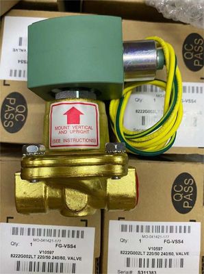 8222G002LT ASCO วาล์วโซเลนอยด์ 120/60 10/50 ซีรี่ย์ 8222 2 ทาง