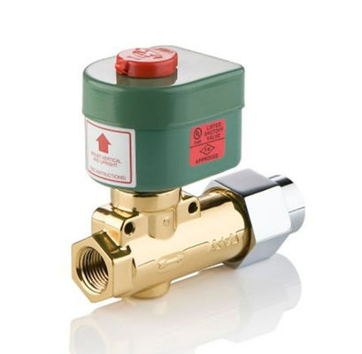 8266D069V 1/2" NPT Emerson ASCO 2 Way Solenoid Valve น้ํามันเชื้อเพลิง 120VAC 1/4"