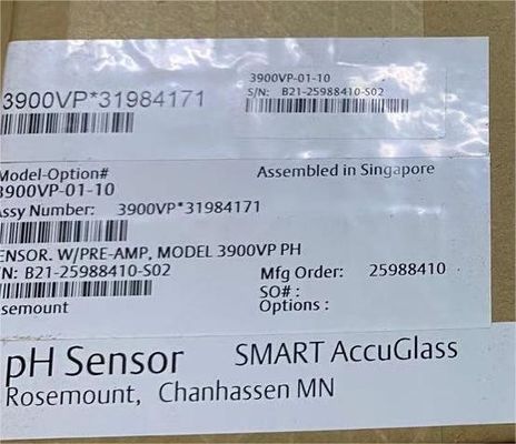 3900VP-01-10 3900 อุปกรณ์ประสงค์ทั่วไป Emerson Rosemount PH ORP Sensor