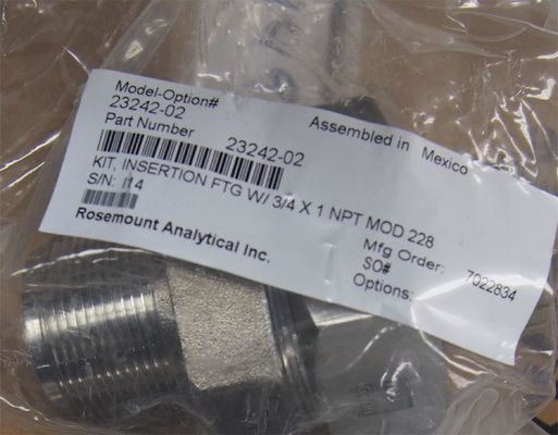 23242-02 เอเมอร์สัน โรซมอนท์ PH เซนเซอร์ ติดตั้งอุปกรณ์ปรับ 1.5 "การใส่ 1" X 0.75"