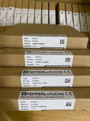 Z787.H Zener PEPPERL FUCHS ปกปิดแยก 2 ช่อง รุ่นพลังงานสูง