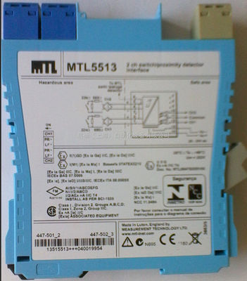 MTL5513 เครื่องมือ MTL ติดต่อเครื่องตรวจจับความใกล้ชิด อินเตอร์เฟส ป้องกันความปลอดภัย สูงสุด 10.5 วอลต์