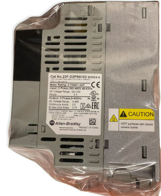 22F-D2P5N103 ALLEN BRADLEY PowerFlex 4M- 0.75 กิโลวัตถ์ (1 HP) แอคไดรฟ์