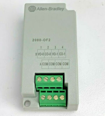 2080-OF2 Allen Bradley Micro800 2 จุด ปลายอานาล็อก พลั๊กอิน โมดูล