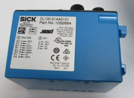 SICK เลเซอร์เซ็นเซอร์ระยะ Dx100 DL100-21AA2101 6 หลัก 5 X 7 จุด แมตริกซ์จอ, LED
