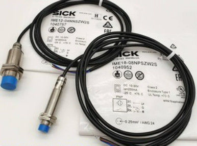 SICK IME18-08NNSZW2S เครื่องตรวจจับความใกล้ชิดแบบอุปสรรค IME ความถี่การสลับ 1000 Hz