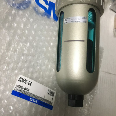 AD402-04 SMC วาล์วระบายน้ําอัตโนมัติ ความดันการพิสูจน์ 1.5 MPa และน้ําหนัก 620g