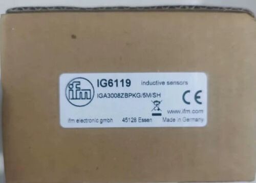 IFM IG6119 เครื่องตรวจจับอุณหภูมิสูงแบบอัมพาต พร้อมไฟฟ้า 24 วอลเตจและการป้องกัน IP65