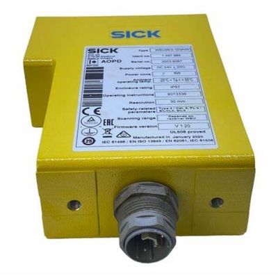 SICK WEU26/3-103A00 เซ็นเซอร์รังสีความปลอดภัยที่มีระยะสแกน 20m
