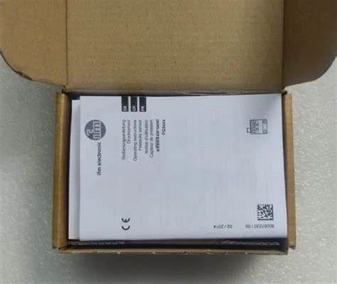 IFM PQ3834 เครื่องตรวจจับแรงดันสําหรับเครื่องปนูมาติกส์ (Pneumatics)