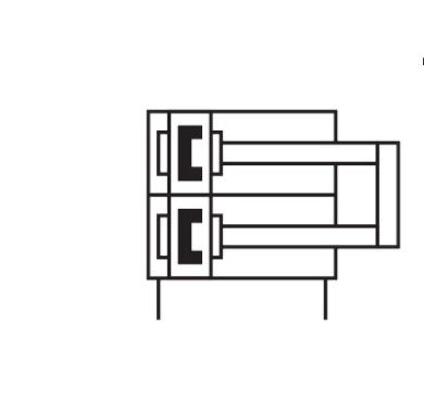 Festo DGST-16-40-PA มินิสไลด์ กว้างพิสตัน 16 มิลลิเมตร พลังสูง 241 N ที่ 6 บาร์