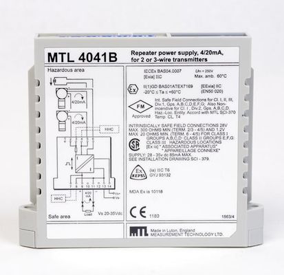 MTL4041B MTL อุปกรณ์เครื่องจําหน่ายพลังงานสําหรับช่องเดียว