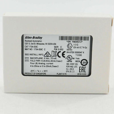 Allen-Bradley 1734-IE8C POINT I/O Analog Input Module สําหรับสัญญาณปัจจุบัน