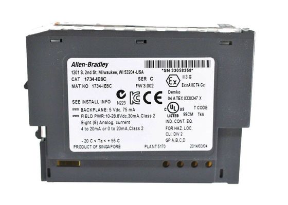 Allen-Bradley 1734-IE8C POINT I/O Analog Input Module สําหรับสัญญาณปัจจุบัน