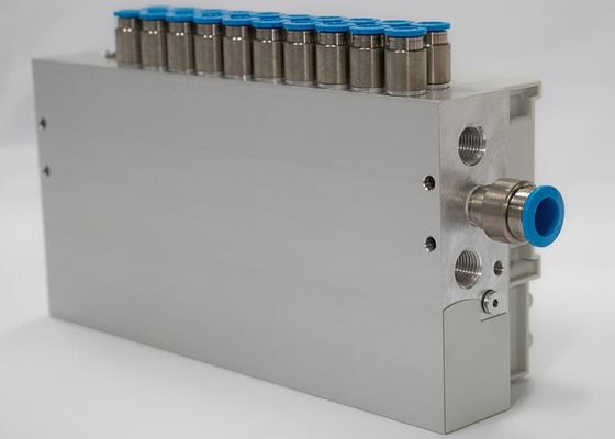 Festo Valve manifold VTUG พร้อมพล็อกหลายปินหรือการเชื่อมต่อรถไฟฟ้า VTUG-14-VRPT-B1T-Q12B-UB-Q6SU-24K+TTSC