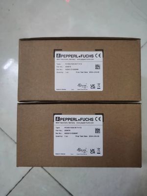 Pepperl+Fuchs PCV50-F200-B17-V1D หัวอ่านแสงที่มีสวิทช์บูรณาการ ระยะอ่าน 50 mm และความยาวในการวัดสูงสุด 10000 m