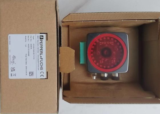 Pepperl+Fuchs PCV50-F200-B17-V1D หัวอ่านแสงที่มีสวิทช์บูรณาการ ระยะอ่าน 50 mm และความยาวในการวัดสูงสุด 10000 m
