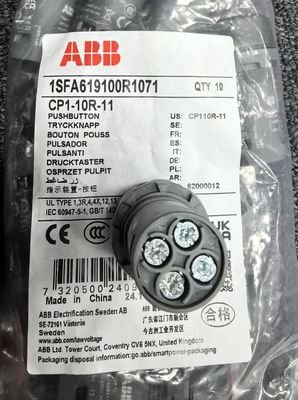 ปุ่มกด CP1-10R-11 ABB ที่ทนทานและน่าเชื่อถือ สําหรับการใช้งานในอุตสาหกรรม