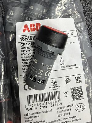 ปุ่มกด CP1-10R-11 ABB ที่ทนทานและน่าเชื่อถือ สําหรับการใช้งานในอุตสาหกรรม