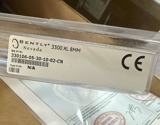 ปรับปรุงความสามารถของเครื่องจักรด้วย Bently Nevada 3300 XL 8mm Proximity Probe Industrial Grade Sensor