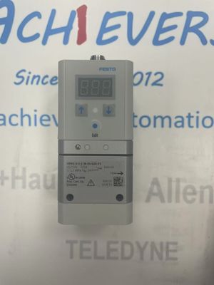 Festo ปรับความดันสัดส่วน VPPE-3-1-1/8-10-420-E1 สําหรับการเชื่อมต่อไฟฟ้าทั้งหมด