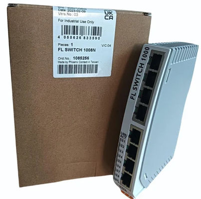 FL SWITCH 1008N 1085256 Industrial Ethernet Switch ด้วยระดับการป้องกัน IP54 และ 0.05 cm-1 Cell Constant