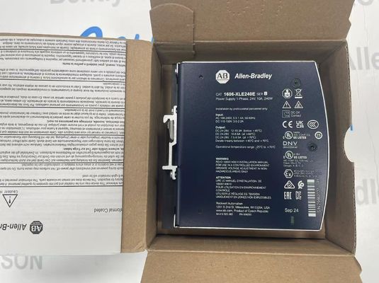 อุปกรณ์สื่อสาร ALLEN BRADLEY 1606-XLF240F โมดูลไฟฟ้าสวิตช์โหมดที่มีขนาดสายแข็ง 22 ถึง 14 AWG