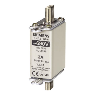 Siemens 3NA3814-6 LV HRC Fuse Element สําหรับวัด Span 30 bar และ Oval Flange ระหว่างการทํางาน