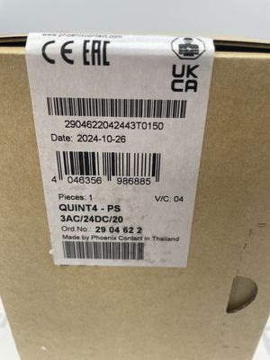 Phoenix QUINT4-PS/3AC/24DC/20 - พลังงานพลังงานที่มีขั้วออกแบบ DC