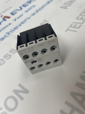Eaton DILA-XHI22 โมดูลหน้าสัมผัสเสริมของซีรีส์ Moeller พร้อมวัสดุซีล NBR และการตรวจจับตำแหน่งเซ็นเซอร์ฮอลล์