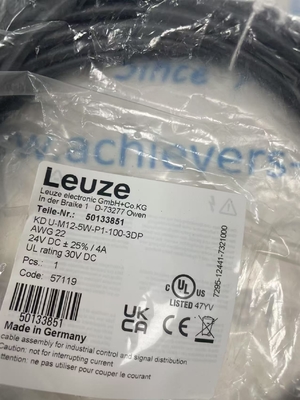 สายเชื่อมต่อ Leuze KD U-M12-5W-P1-100-3DP