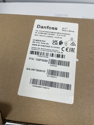Danfoss FC-051P4K0T4E20H3BXCXXXSXXX ความถี่ AC Drive 10 bar ความดันและวัสดุประปา NBR