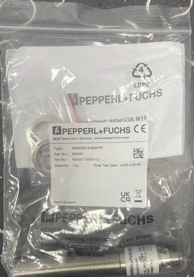 เซนเซอร์อัลตราโซนิก Pepperl+Fuchs 3RG6232-3JS00-PF พร้อมเอาต์พุตรีเลย์