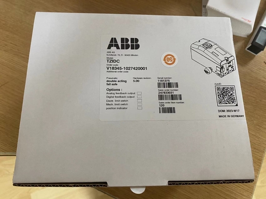 ABB V18345-1027420001 ตัวควบคุมตำแหน่งไฟฟ้าแบบนิวเมติก พร้อมใบรับรอง ATEX