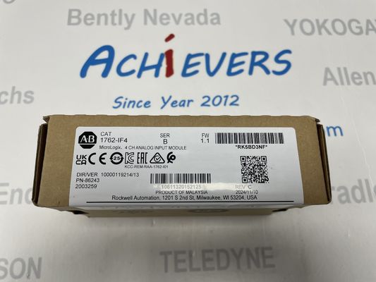 Allen-Bradley 1762-IF4 เป็นโมดูลการเข้าแบบแอนาล็อกขนาดเล็ก 4 (4) ช่องแยก