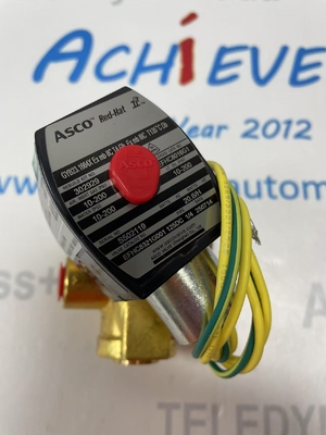 ASCO 8321G001 125DC 3 ทางทองแดง 1/4 ในซอลีนอยด์วาล์ว