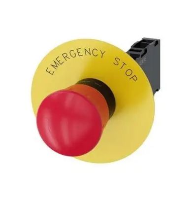 SIEMENS 3SU1100-1HB20 1FH0 ปุ่มกดฉุกเฉินแบบเห็ด