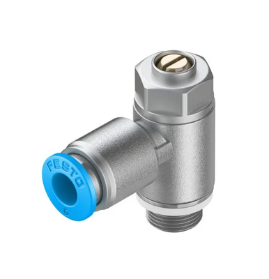 วาล์วควบคุมการไหลทางเดียว Festo GRLA-1/8-QS-6-D