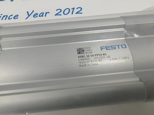 กระบอกสูบโปรไฟล์มาตรฐาน ISO Festo DSBC-50-50-PPVA-N3 ออกแบบมา