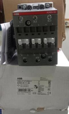 คอนแทคเตอร์แบบบล็อก ABB AX65-30-11-80 ทำงานด้วยไฟ AC